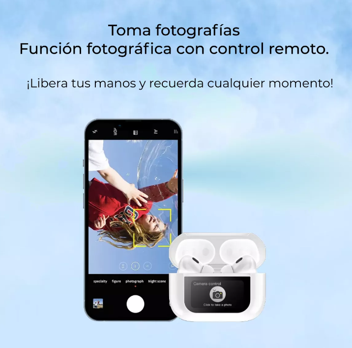 Audífonos Bluetooth Pantalla Touch - Inalámbricos Premium México